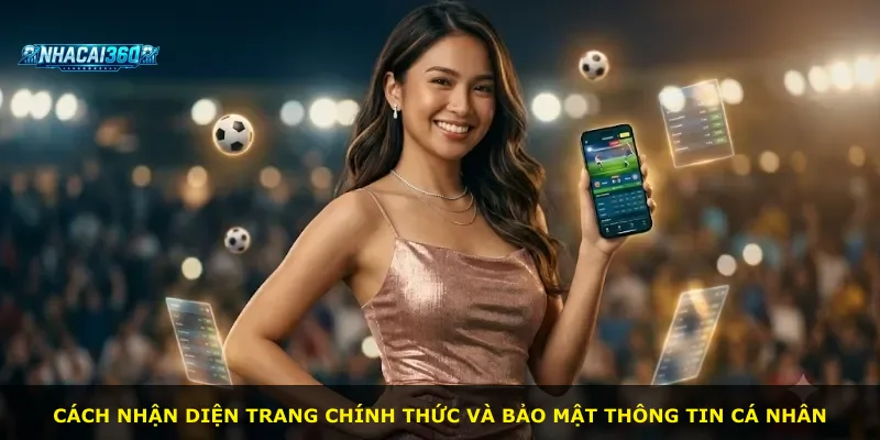 Cách nhận diện trang chính thức và bảo mật thông tin cá nhân