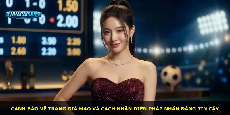 Cảnh báo về trang giả mạo và cách nhận diện pháp nhân đáng tin cậy
