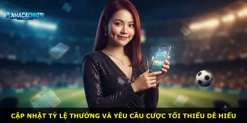 Cập nhật tỷ lệ thưởng và yêu cầu cược tối thiểu dễ hiểu