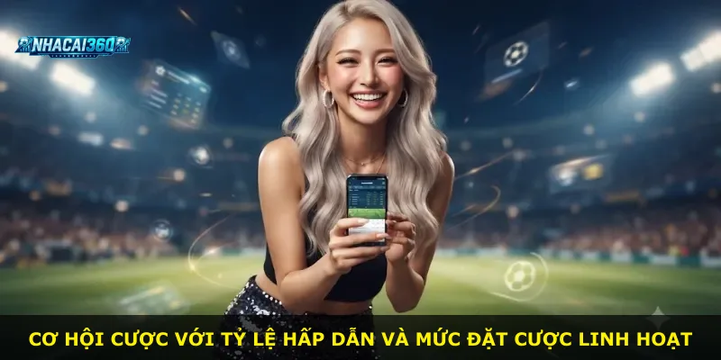 Cơ hội cược với tỷ lệ hấp dẫn và mức đặt cược linh hoạt