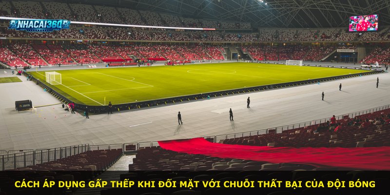 Cách áp dụng gấp thếp khi đối mặt với chuỗi thất bại của đội bóng