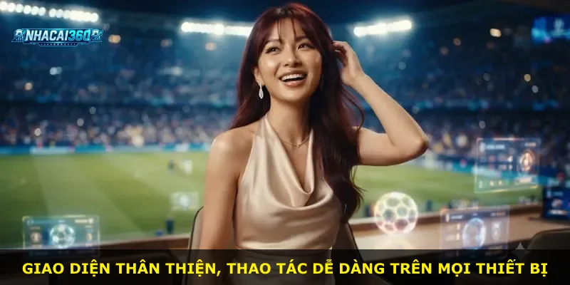 Giao diện thân thiện, thao tác dễ dàng trên mọi thiết bị