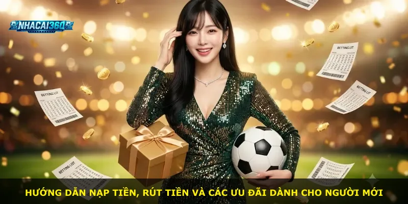 Hướng dẫn nạp tiền, rút tiền và các ưu đãi dành cho người mới