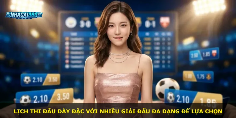 Lịch thi đấu dày đặc với nhiều giải đấu đa dạng để lựa chọn