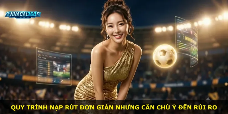 Quy trình nạp rút đơn giản nhưng cần chú ý đến rủi ro