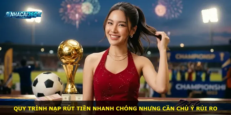 Quy trình nạp rút tiền nhanh chóng nhưng cần chú ý rủi ro