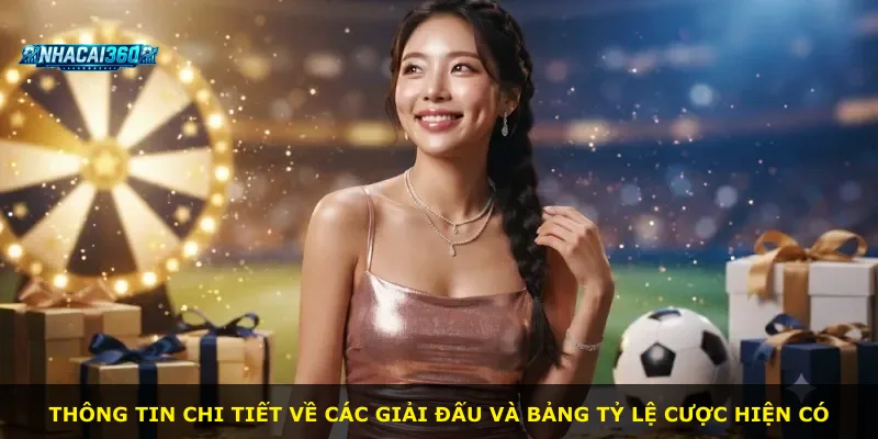 Thông tin chi tiết về các giải đấu và bảng tỷ lệ cược hiện có