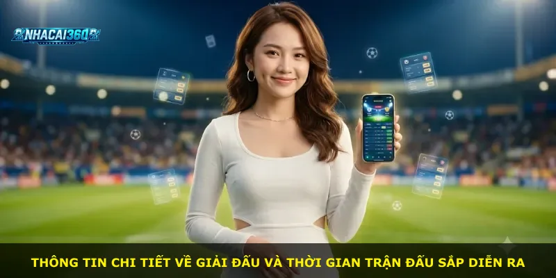 Thông tin chi tiết về giải đấu và thời gian trận đấu sắp diễn ra