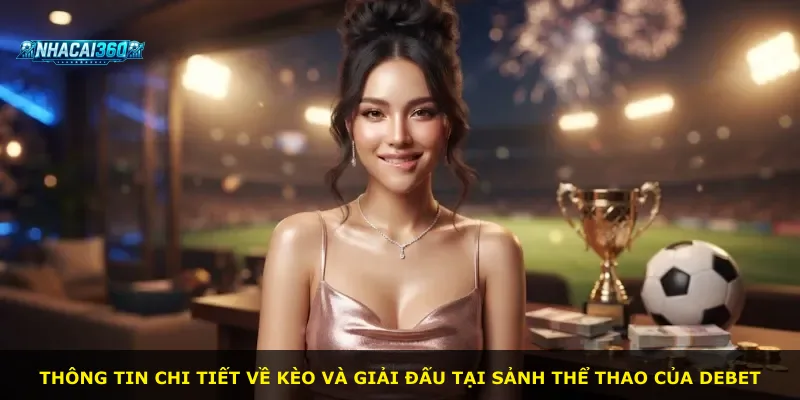 Thông tin chi tiết về kèo và giải đấu tại sảnh thể thao của Debet