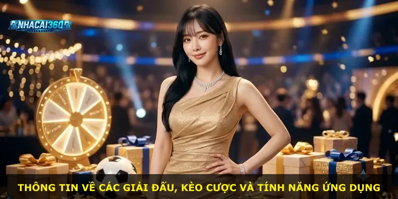 Thông tin về các giải đấu, kèo cược và tính năng ứng dụng