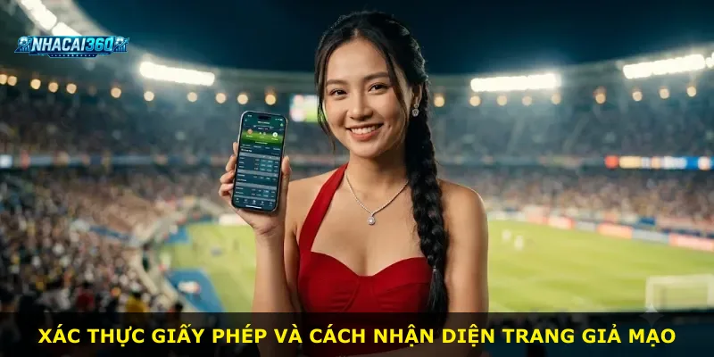Xác thực giấy phép và cách nhận diện trang giả mạo